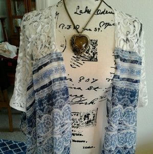 Nanette New Lace, Cotton & Polyester Cover All. Priced Dropped.